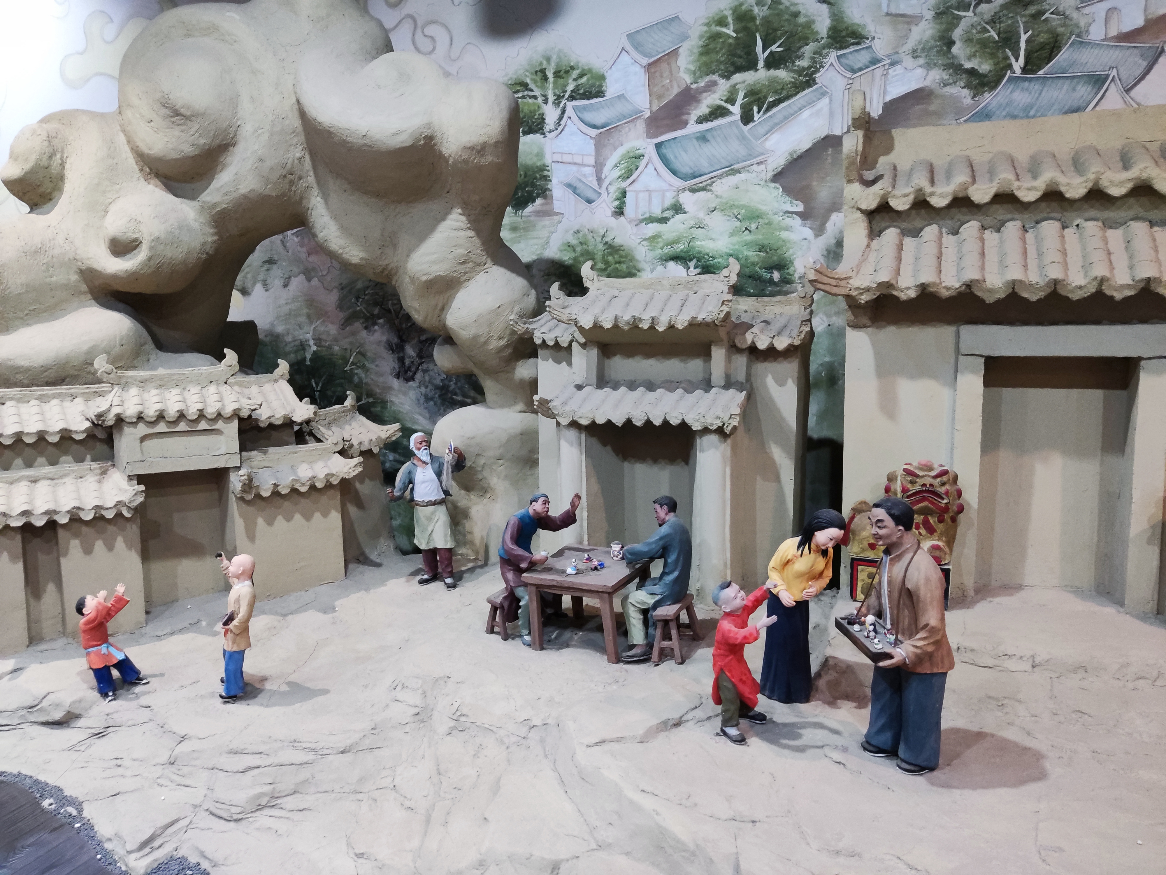 惠山古镇和泥人馆